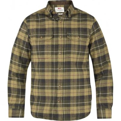 Camisa Fjallraven Singi Heavy Flannel Hombre - Amarillo - Chile HRL867543